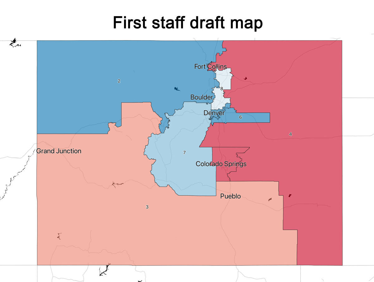 First staff draft map
